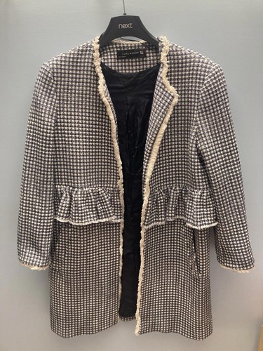 Zara navy and white tweed - navy,
