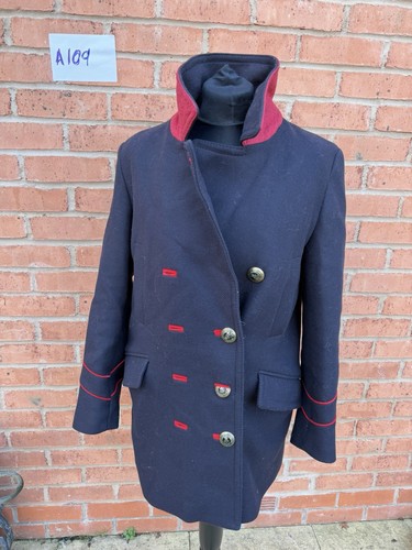 Zara navy blue wool mix - blue,