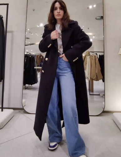 Zara women long wool - long, zw