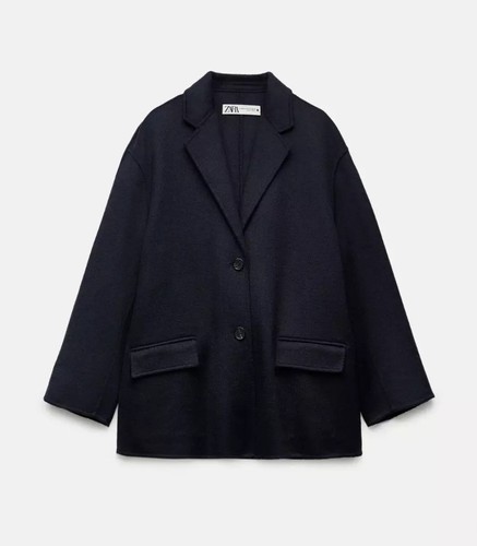 Zara navy blue - zara, oversized