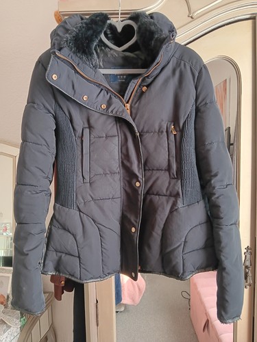 Zara navy fitted - navy, coat