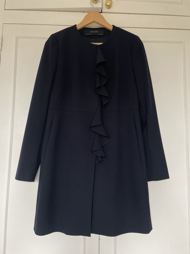 Zara navy womens coat - zara,