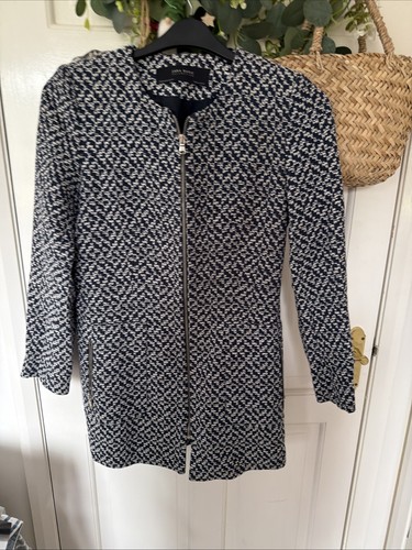 Zara basics navy white smart - zara,