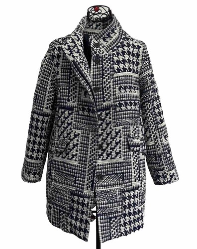 Zara houndstooth wool blend - wool,