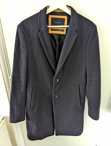 Zara men navy wool - men’s,